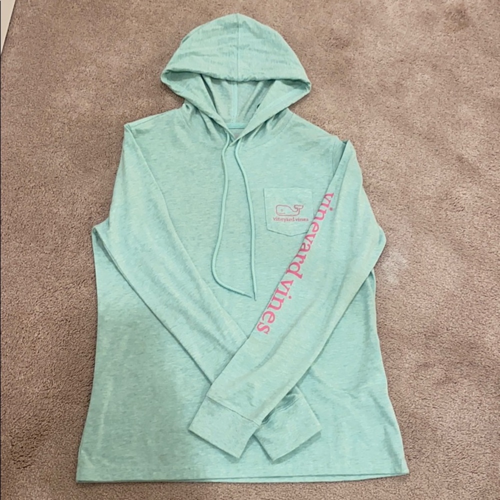 Women’s mint green Vineyard Vines light hoodie
